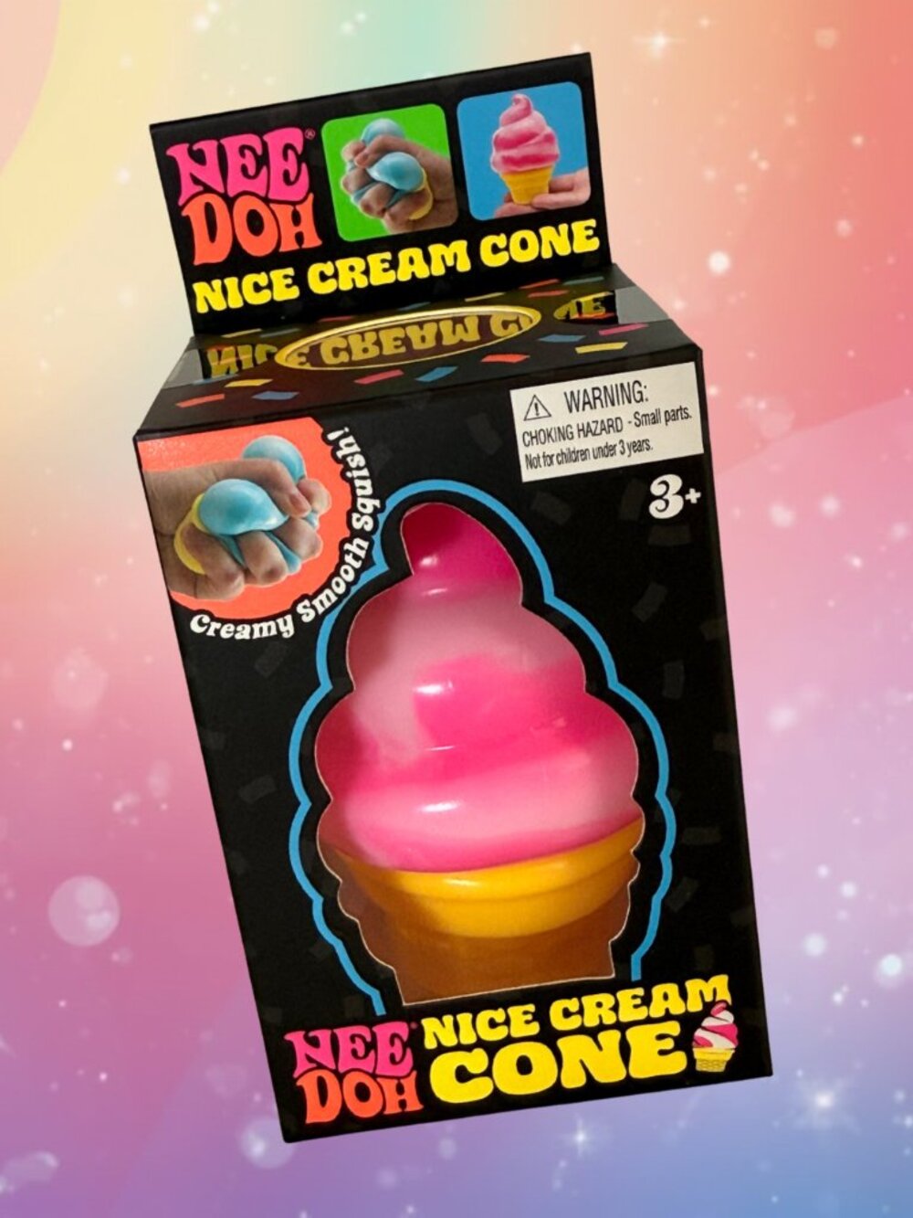 🍦 NeeDoh | Nice Cream Cone - Pink
